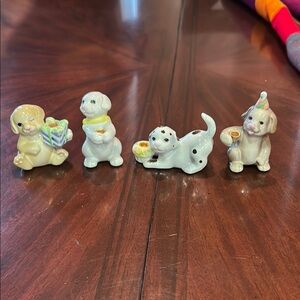 Princess House Candle Puppy Figurine Set - Multicolor